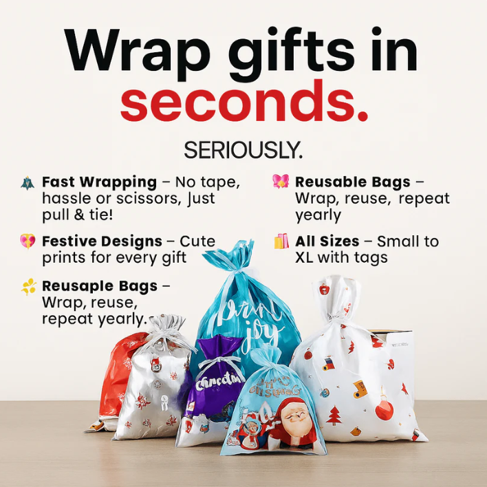 EzGiftWrap Gift Bags